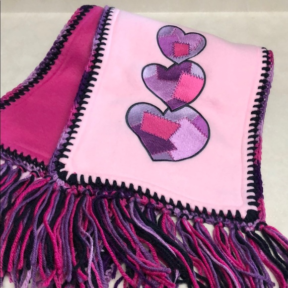 Patchwork Hearts Scarf ❤️ - Picture 4 of 4